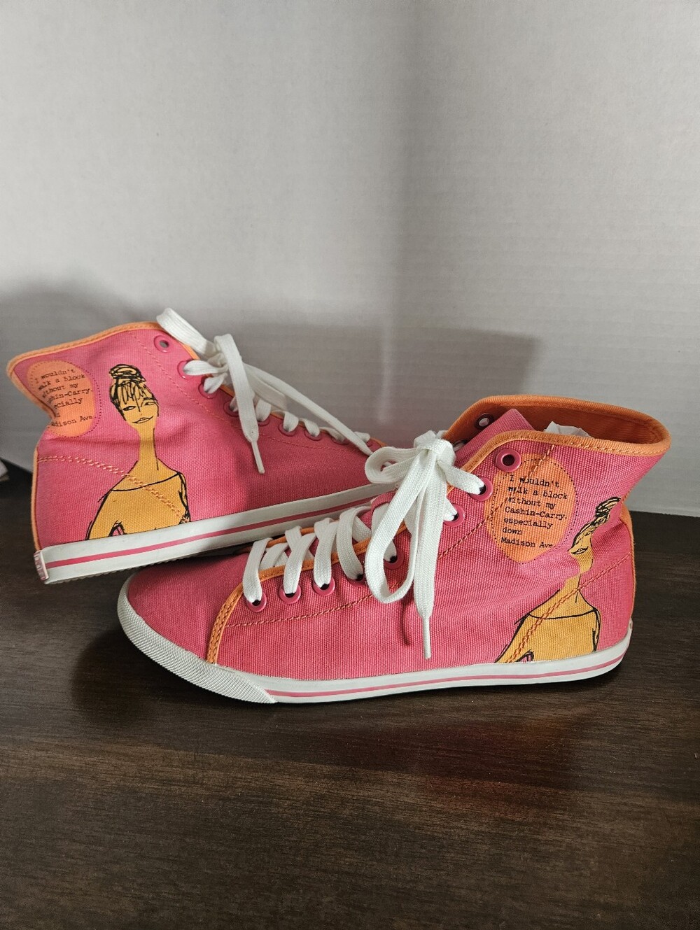 Coach Bonnie Cashin Cashin-Carry Pink Madison Ave Sneakers Size 8